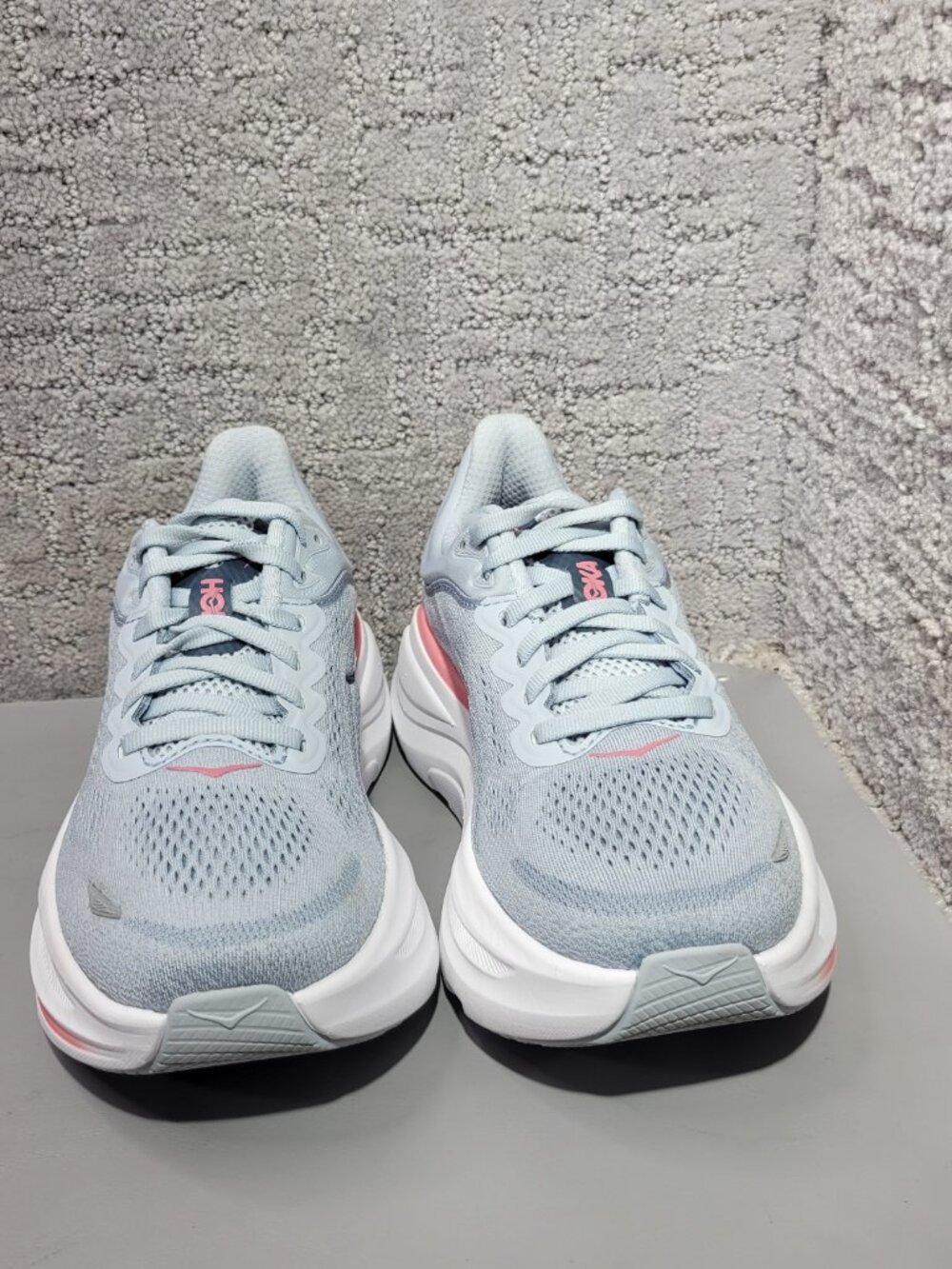 Hoka One One Bondi 9 Wide Women's Size US 5.5D Mineral Blue/Washed Blue Sneakers - Picture 3 of 13